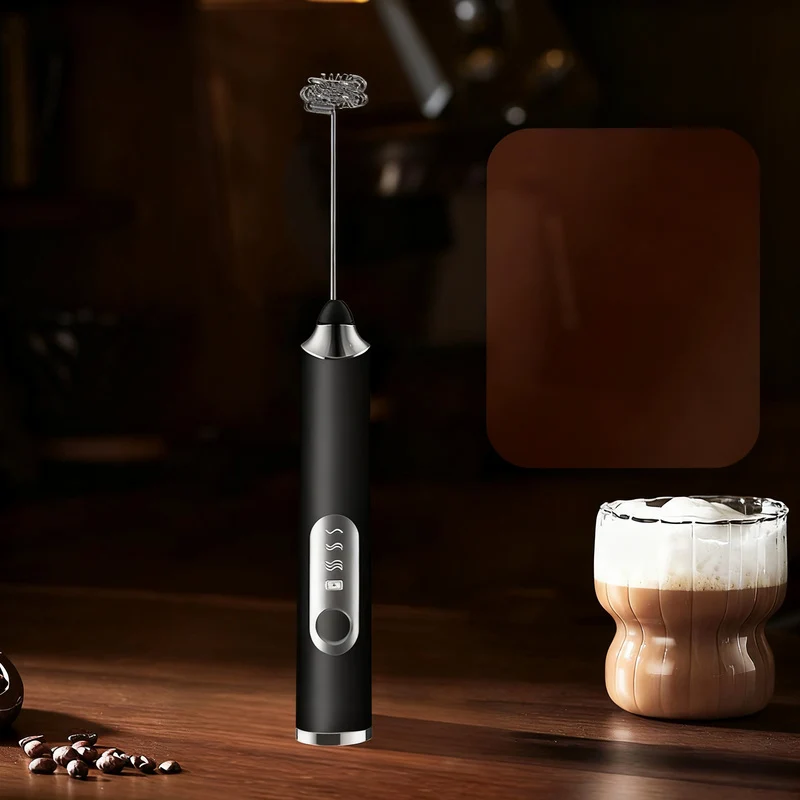 Electric milk frother, USB-C, multiple functions