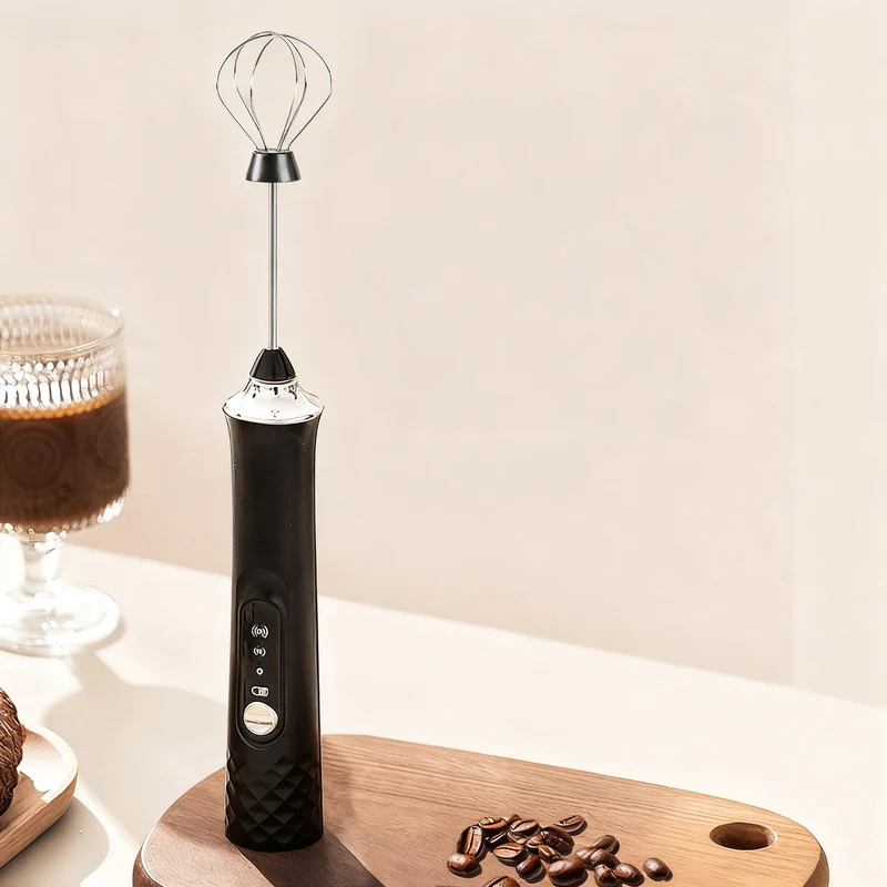 Electric milk frother, USB-C, multiple functions