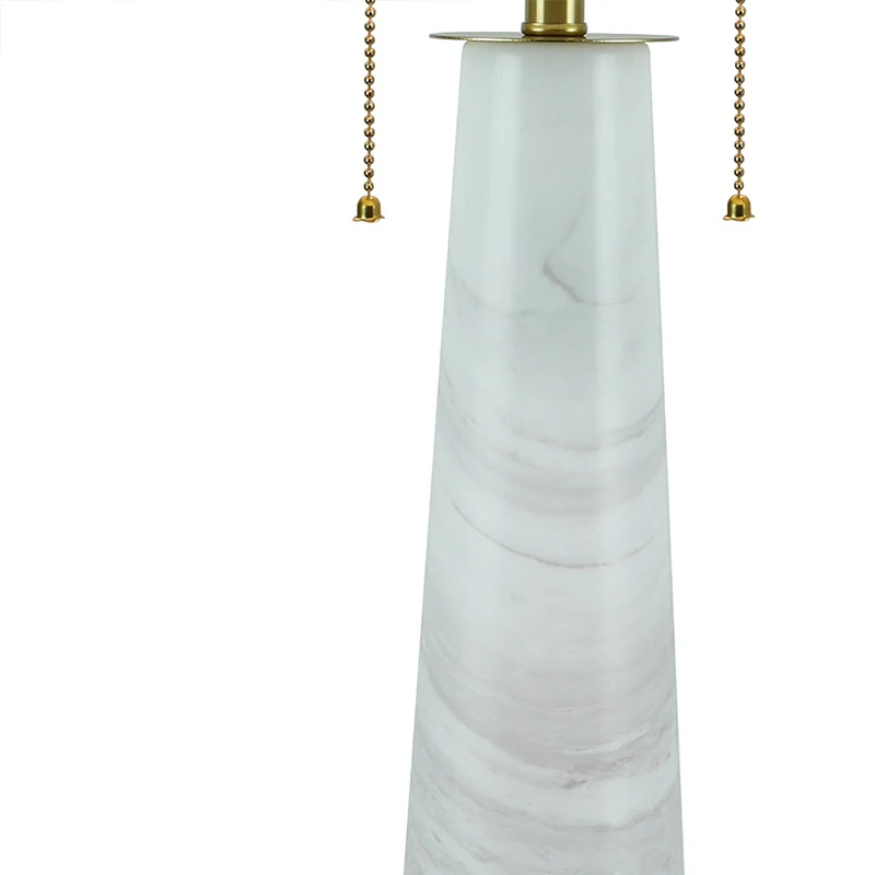 Marble table lamp with touch switch