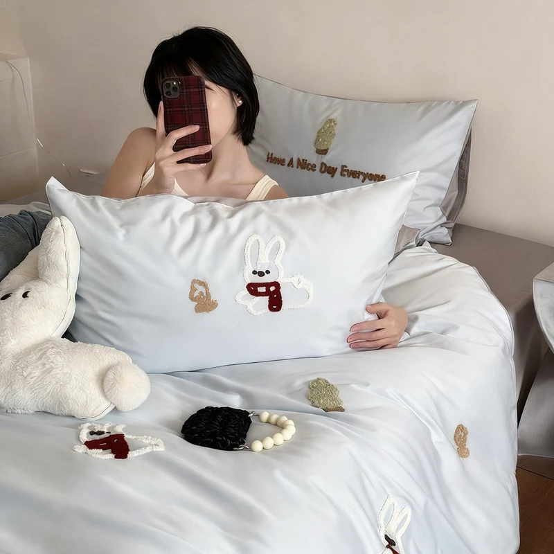 Bedding set made of Egyptian cotton