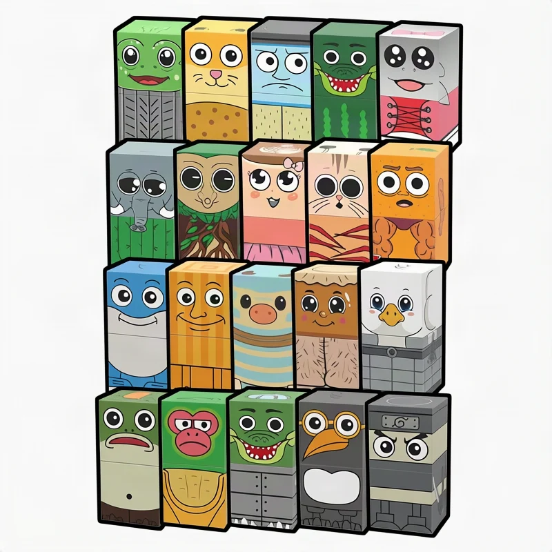 Magnetic building blocks, domino style