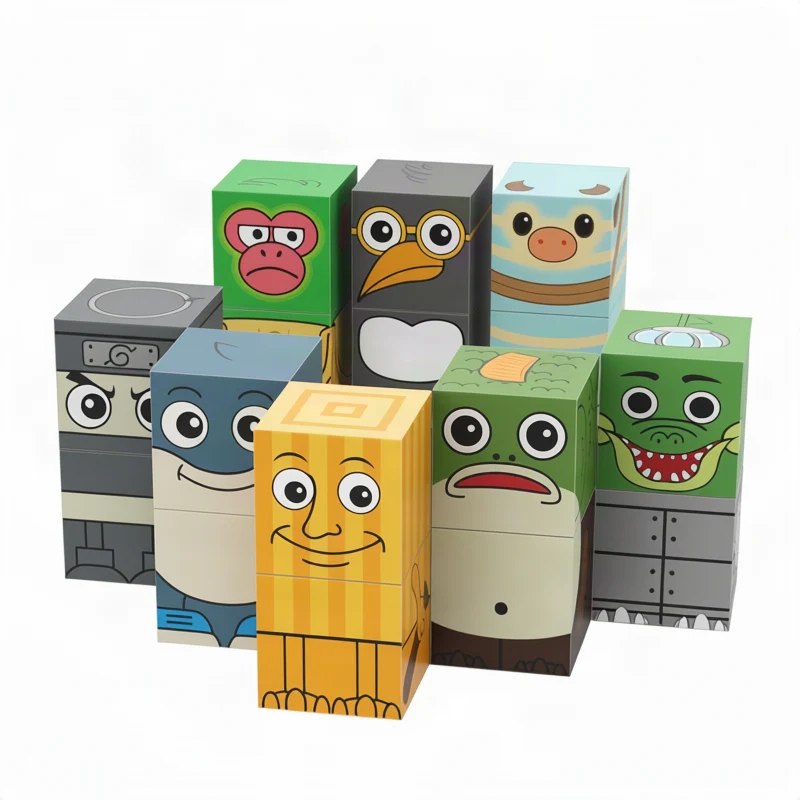 Magnetic building blocks, domino style