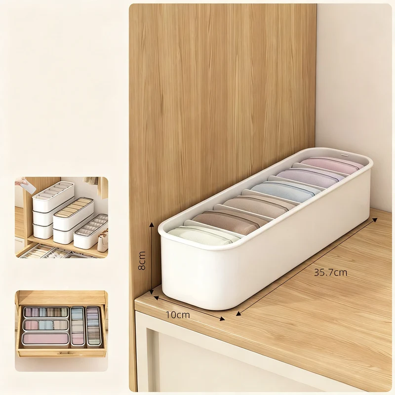 Storage box for underwear and socks, PP