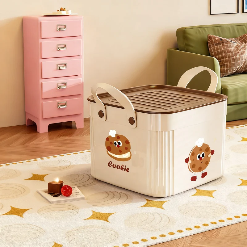 Storage box made of PP plastic, flat