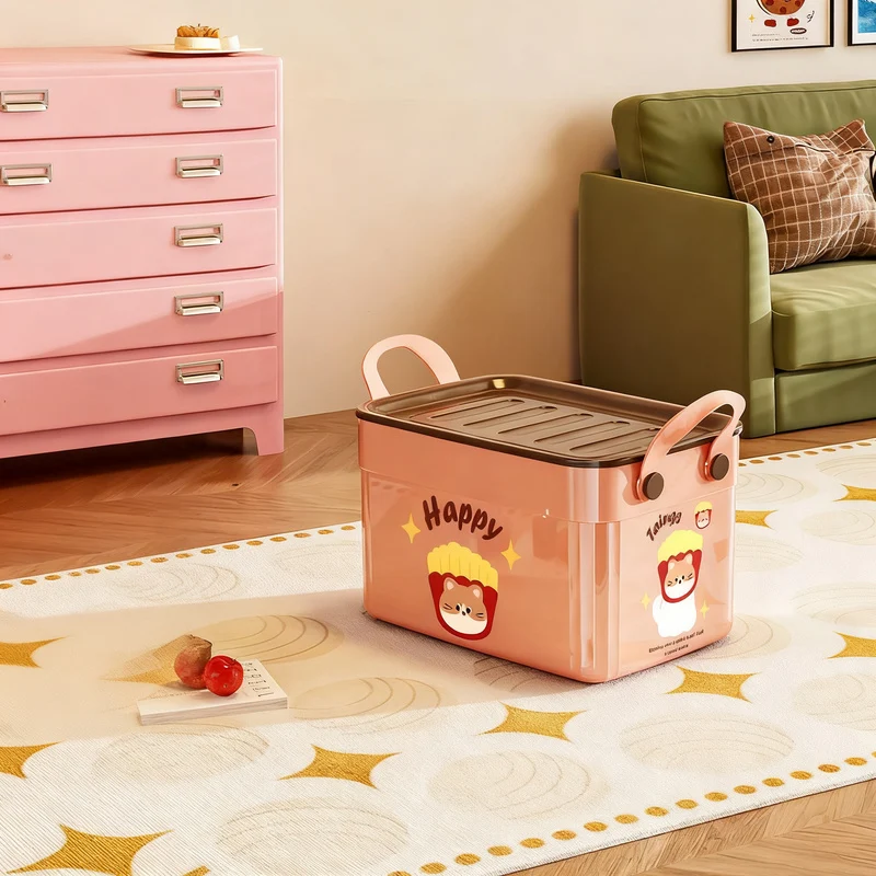 Storage box made of PP plastic, flat