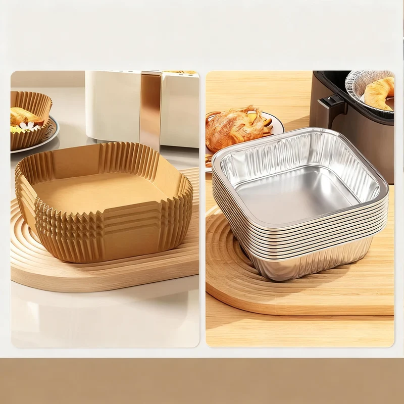 Aluminum baking molds for air fryers and ovens