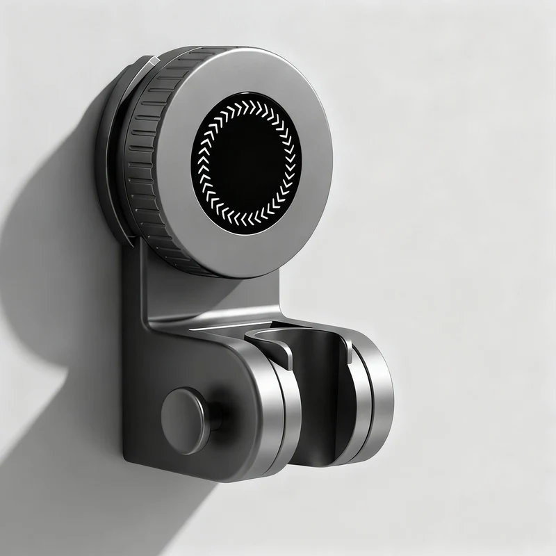 shower head holder with suction cup, 360° rotatable