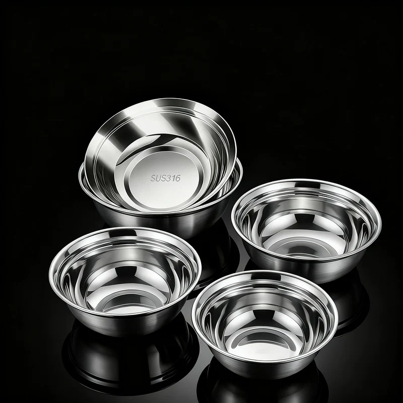 Stainless steel bowl 316 quality, reinforced