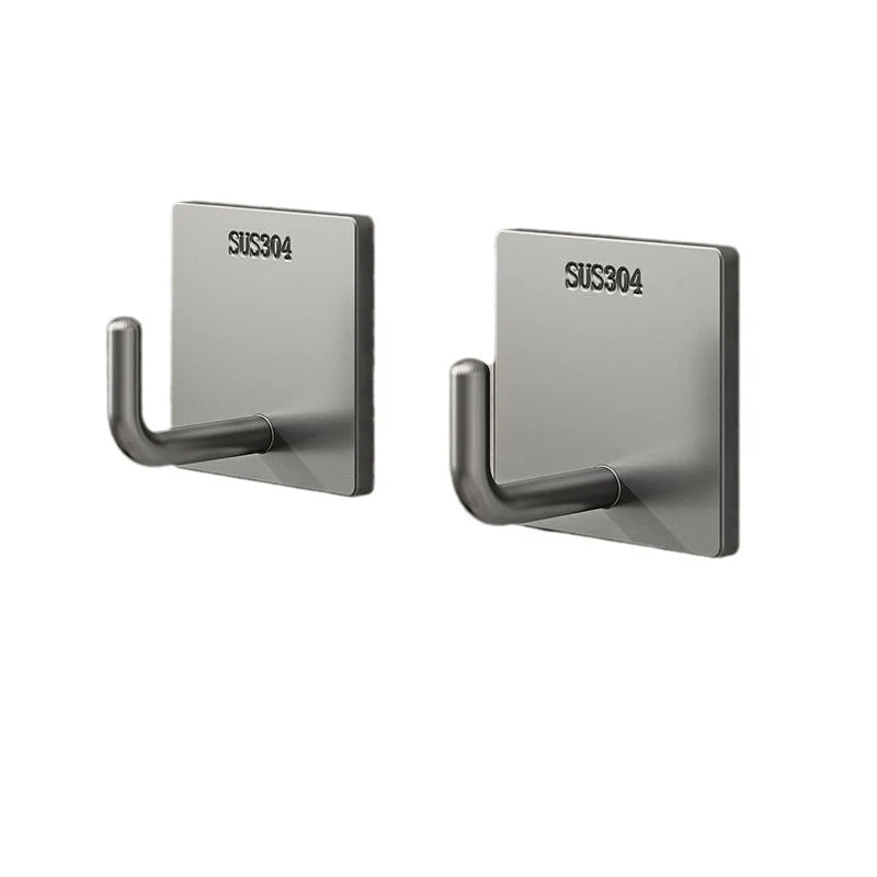 Stainless steel adhesive hooks with strong hold