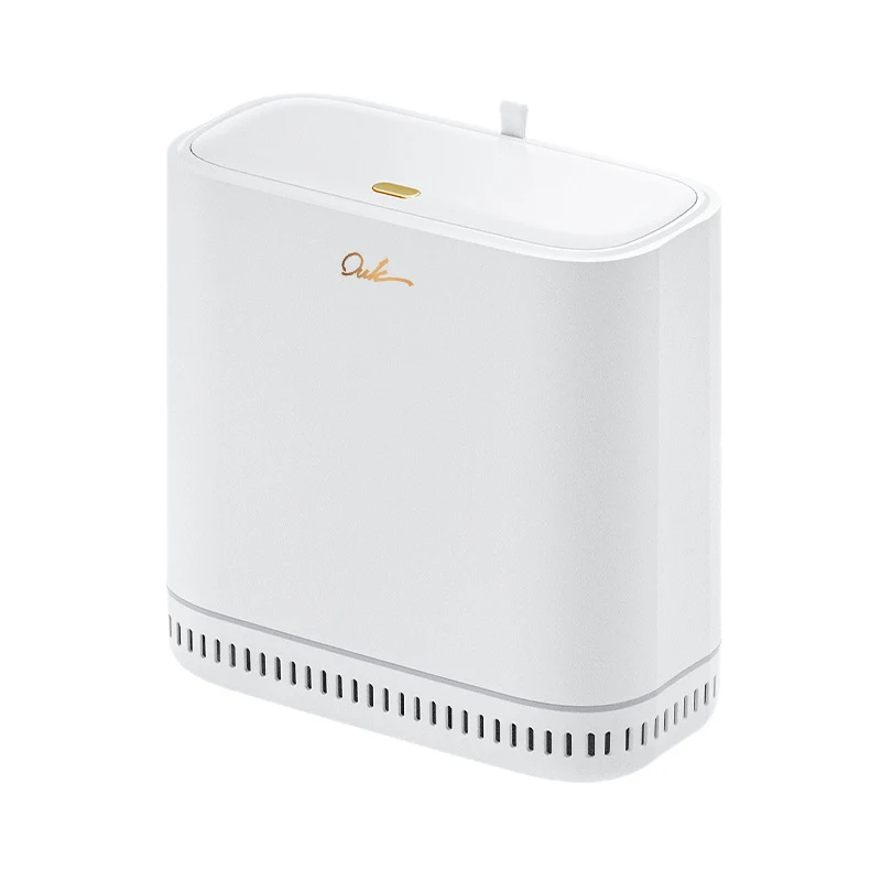 Plastic waste container, narrow, 12 L