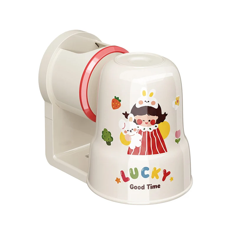 Toothbrush holder for sticking with toothbrush cup