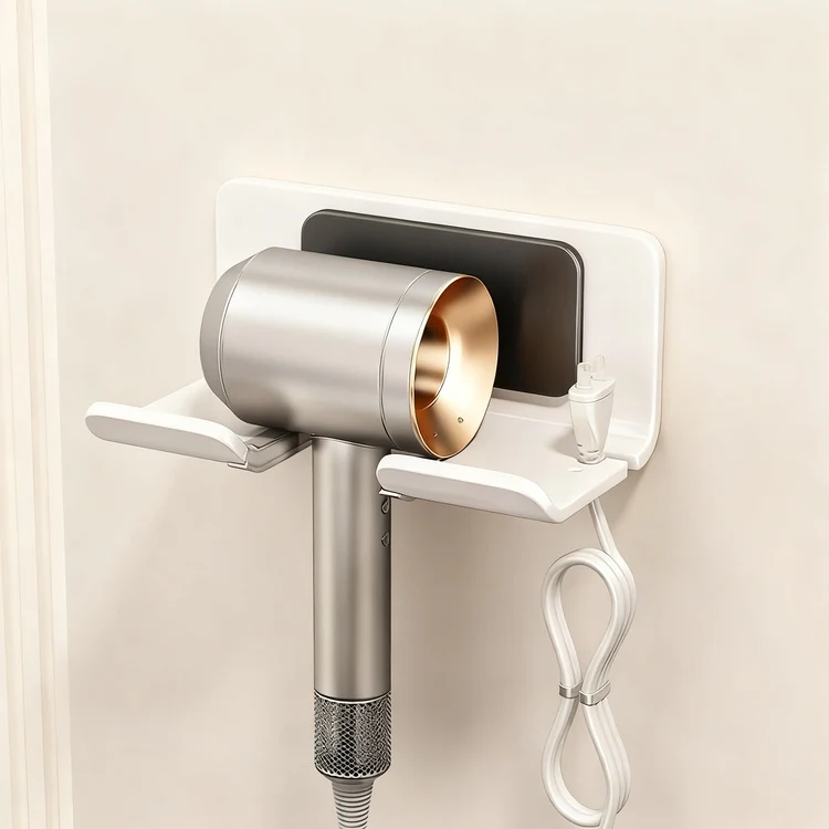 Toothbrush wall holder with toothpaste dispenser