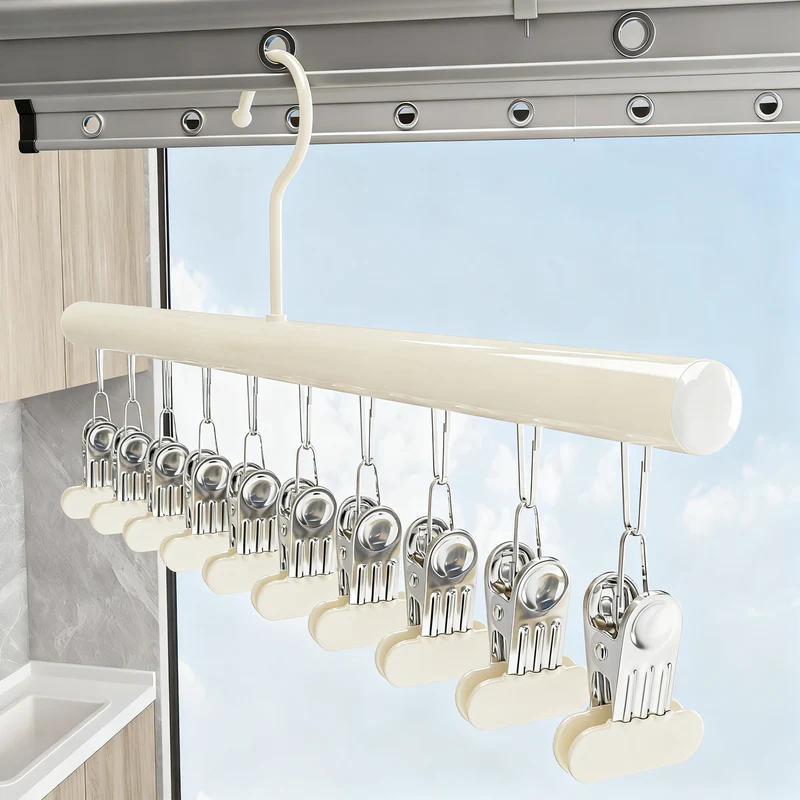 Clothespins made of stainless steel, wide version