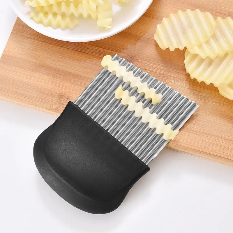 Wavy Blade French Fry Cutter in Stainless Steel | Stornfield
