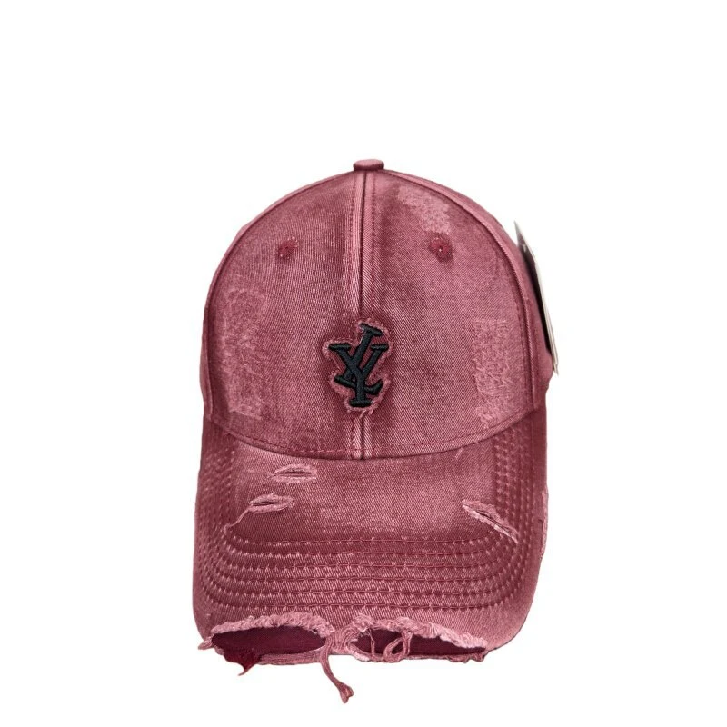 Men's Distressed Denim Adjustable Baseball Cap Stornfield