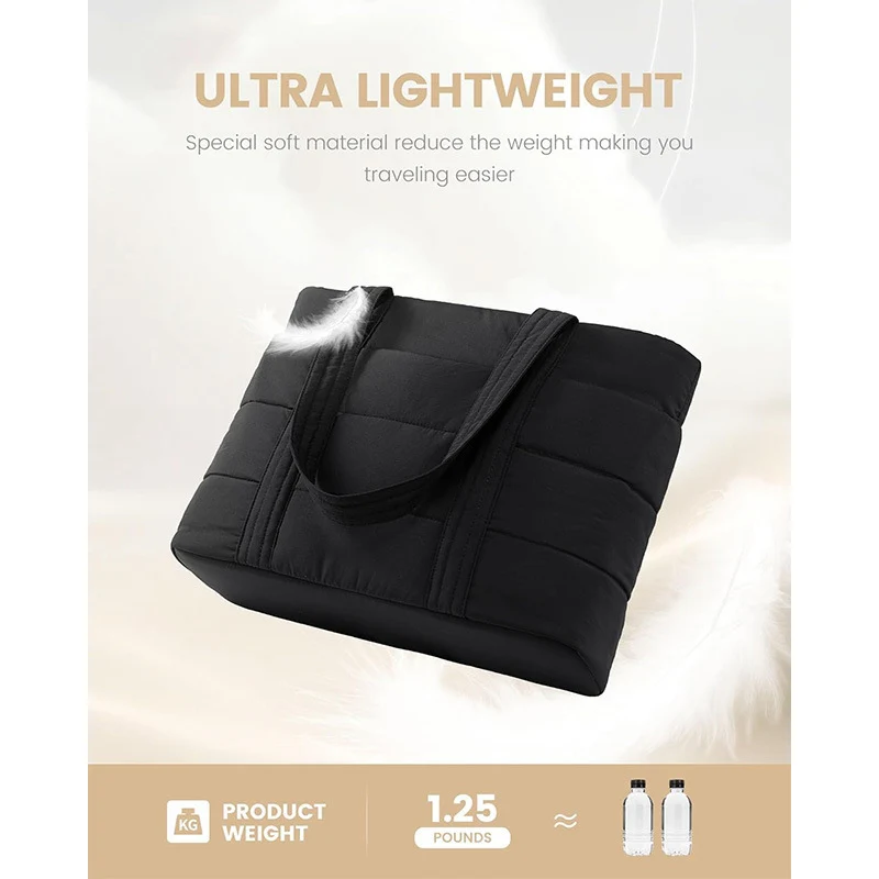 Padded tote bag with practical exterior pockets Stornfield
