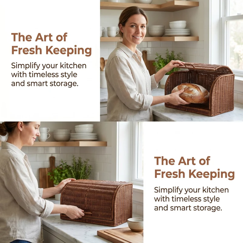 Bread basket with lid Stornfield