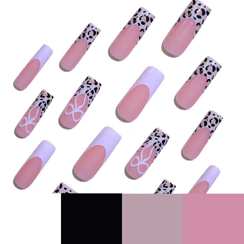 Elegante 3D Leopard Druck Nagel Kunst Verbesserungen Karnz
