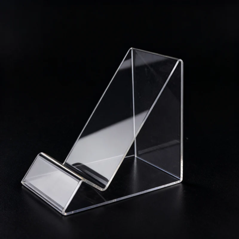 Handy holder made of acrylic, foldable