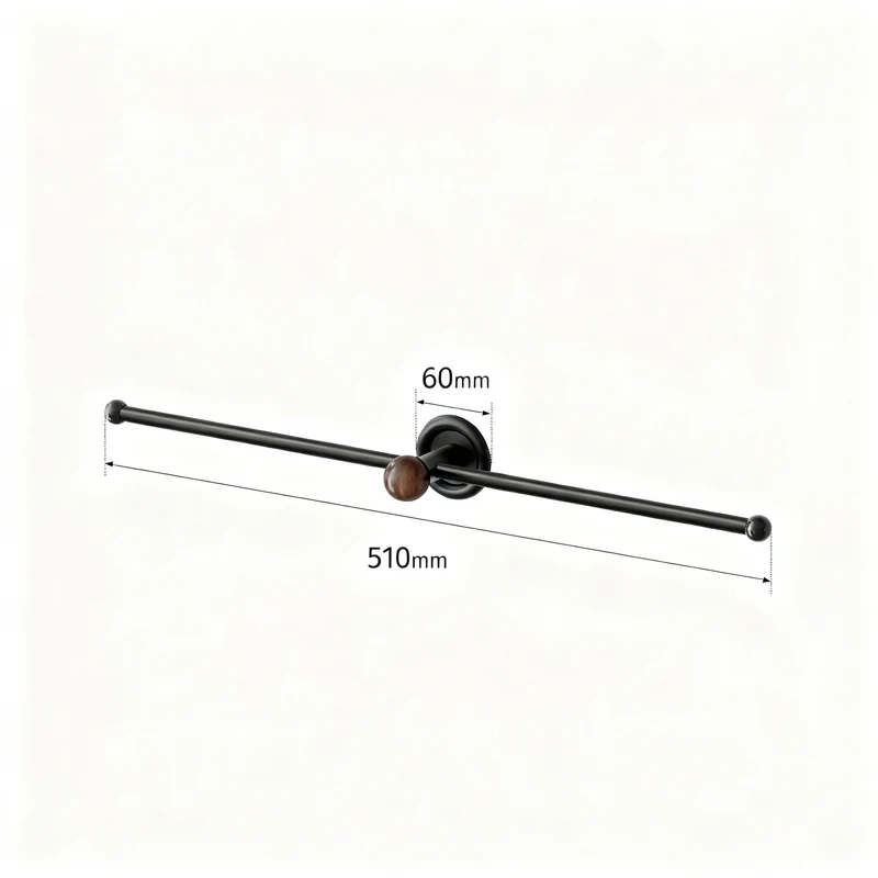 Towel holder made of steel, 30 cm