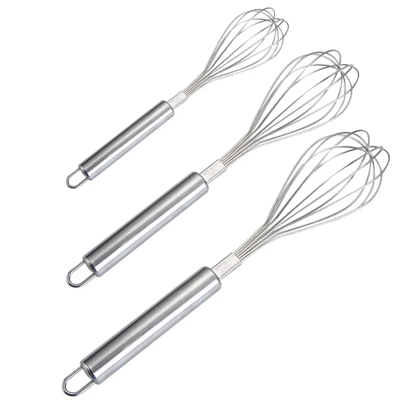 Stainless steel hand whisk