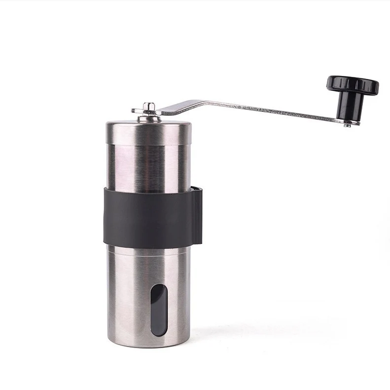 Hand coffee grinder made of stainless steel