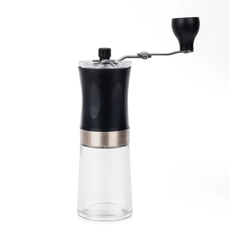 Hand coffee grinder made of stainless steel