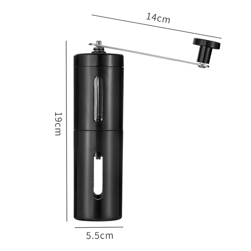 Hand coffee grinder made of stainless steel