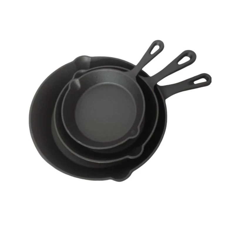 Cast Iron Pot Set, 3 or 4 pieces, 14–26 cm