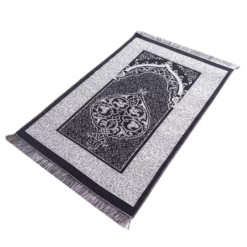 Prayer mat made of polyester, 70 x 110 cm, ethnic design