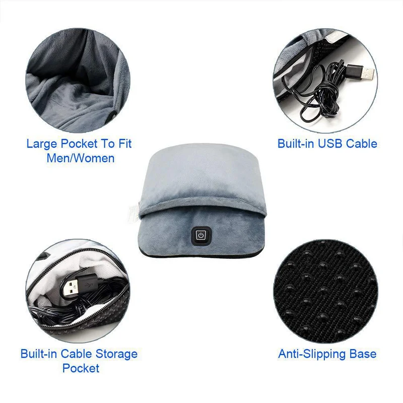 USB Foot Warmer with Massage Function
