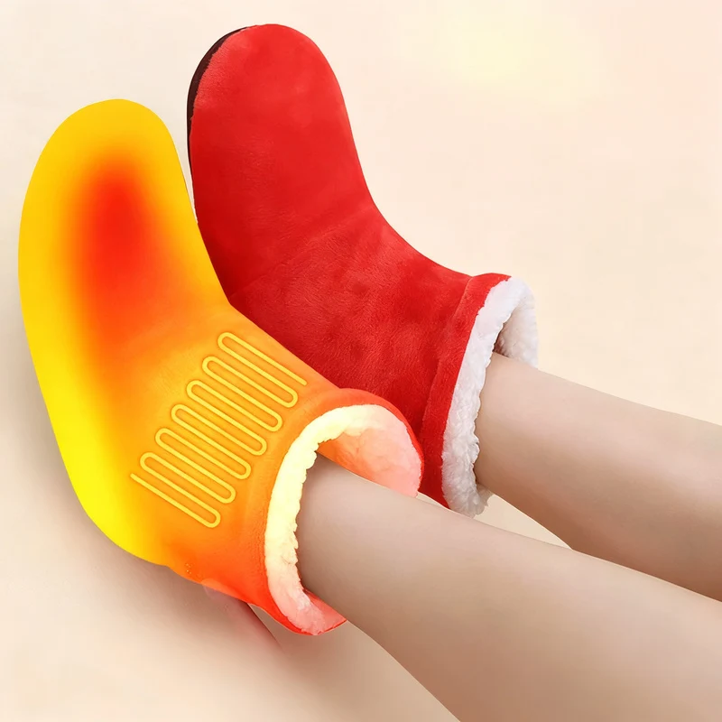 Electric foot warmer with massage function