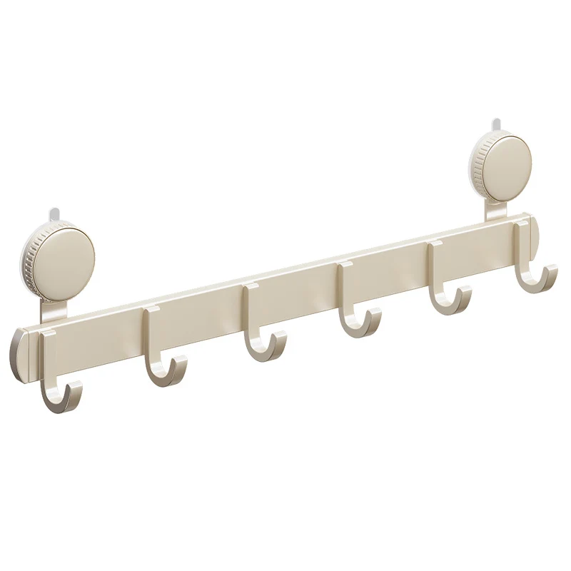 Suction cup hook rack made of space aluminum