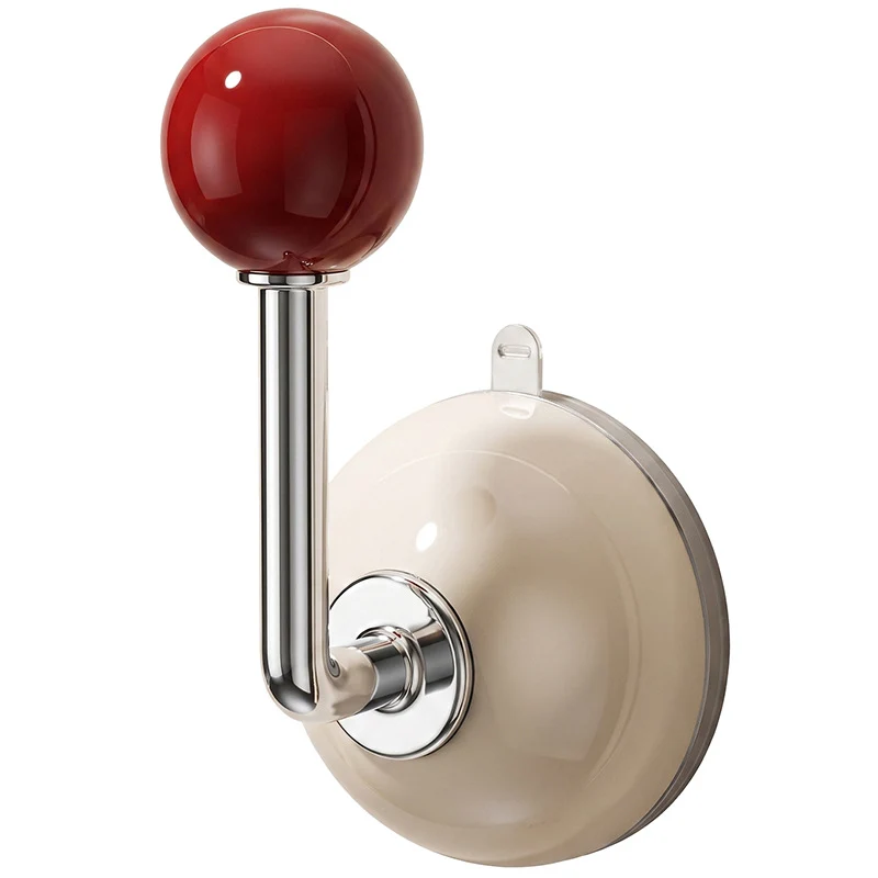 Suction cup hook for door and wall