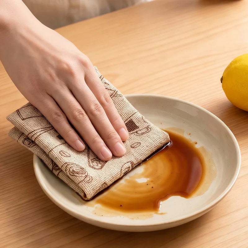 Tearable kitchen cleaning cloths for replacement