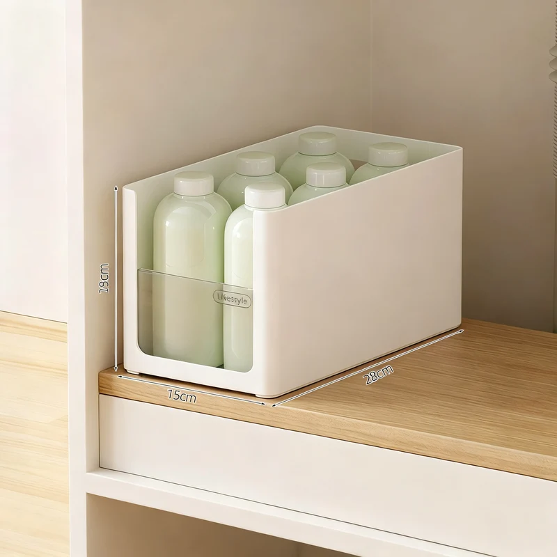 Organizer for bathroom cabinet