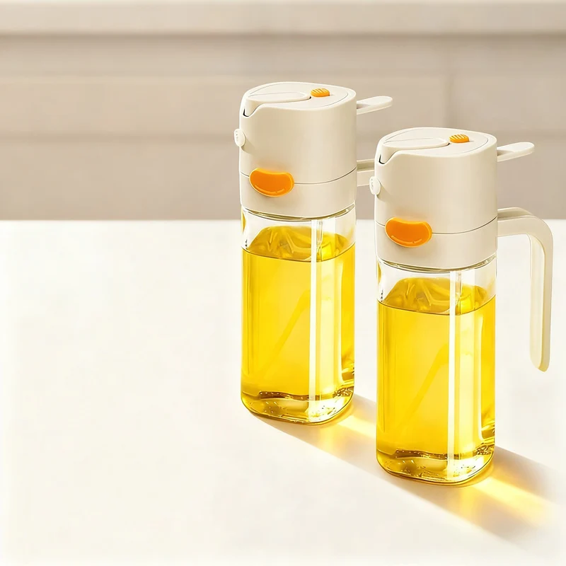 Oil sprayer and oil can, 2-in-1, 530 ml