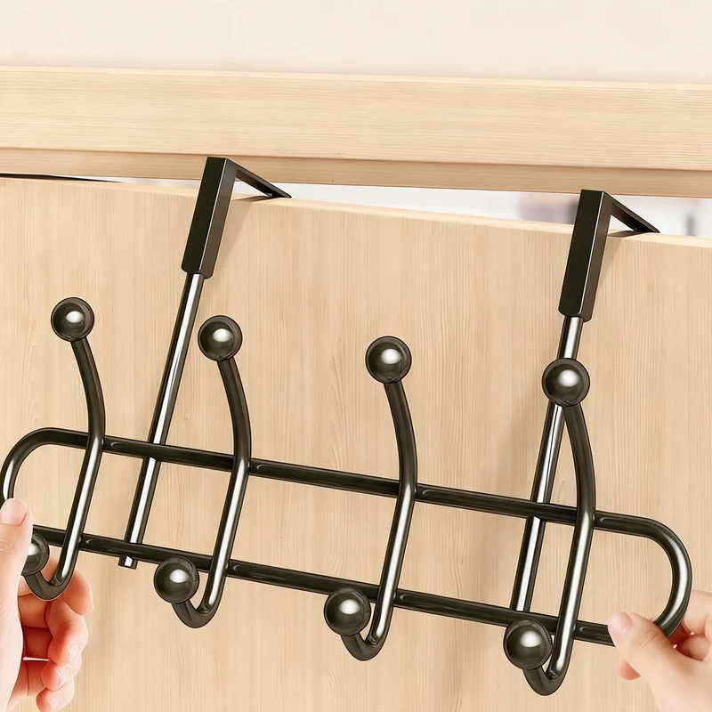Multi-layer wall hooks made of steel, 8–14 hooks
