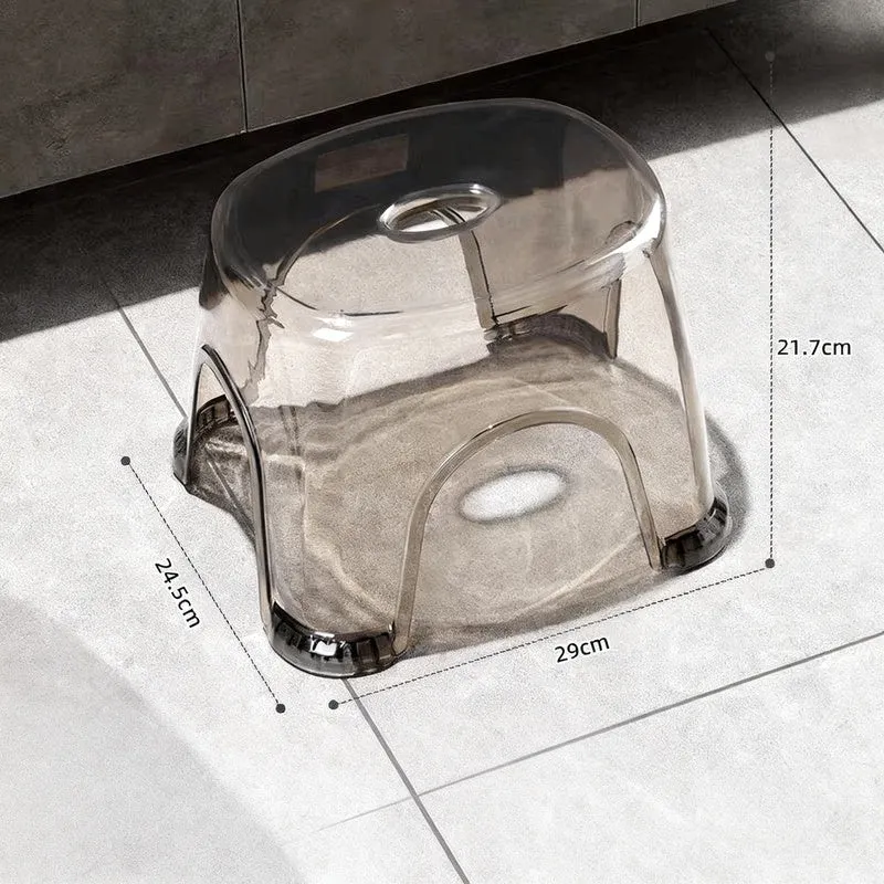 Plastic stool, non-slip, in two sizes