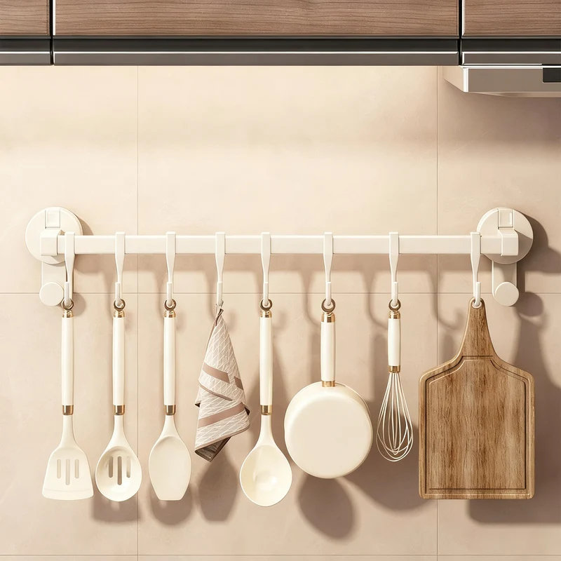 Kitchen rail with suction cup, 30–60 cm