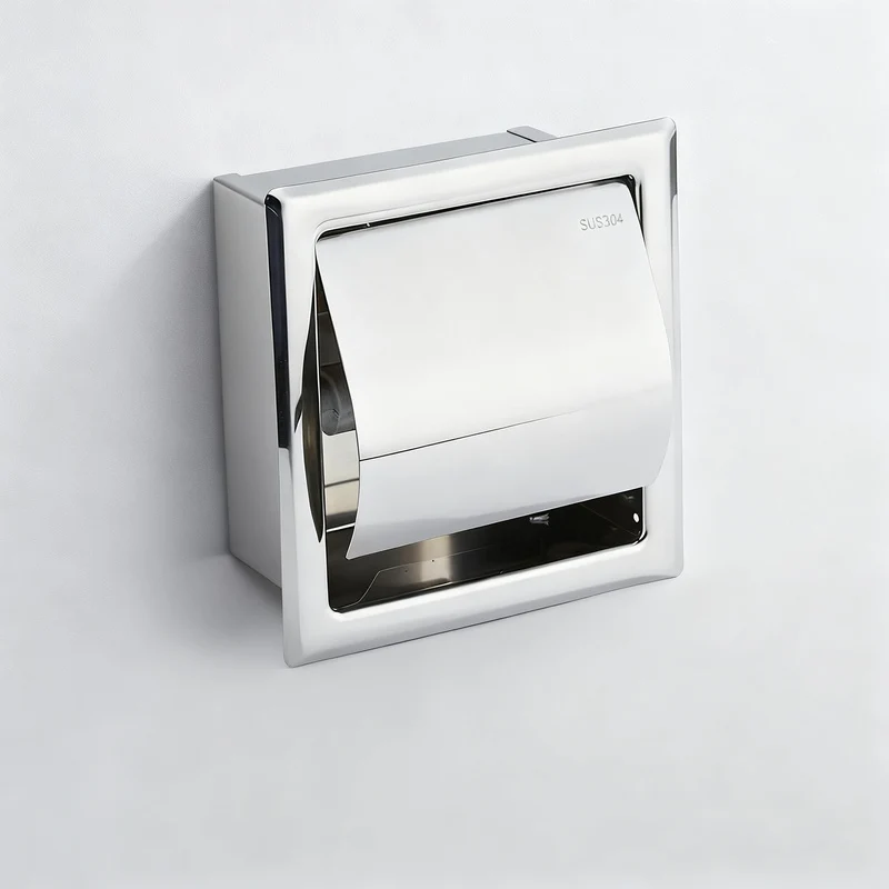 Stainless Steel Toilet Paper Holder for Wall