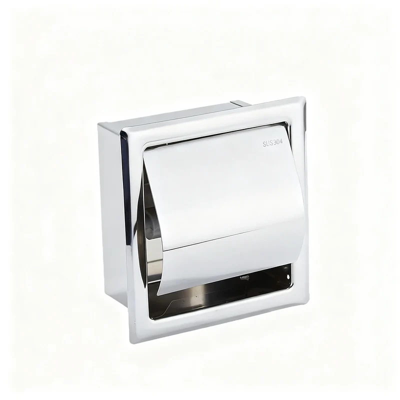 Stainless Steel Toilet Paper Holder for Wall