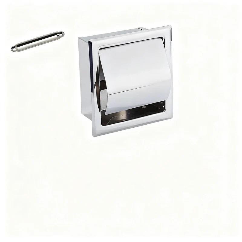 Stainless Steel Toilet Paper Holder for Wall