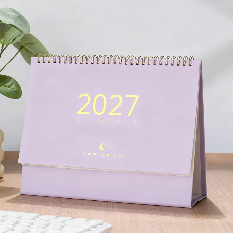 Table calendar 2027, Morandi style