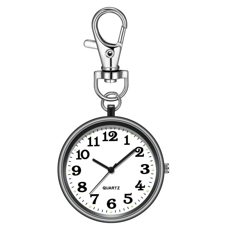 Pocket watch with hands, 40 mm diameter