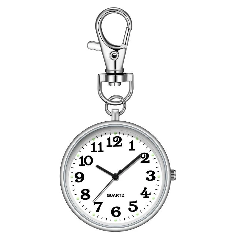 Pocket watch with hands, 40 mm diameter