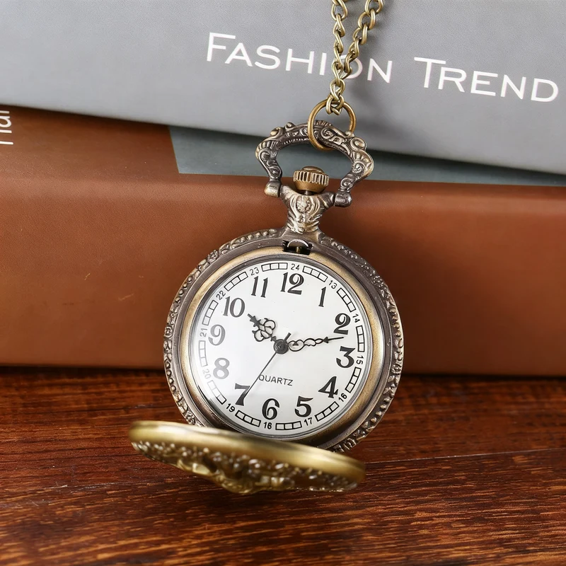 Pocket watch with hands, 40 mm diameter
