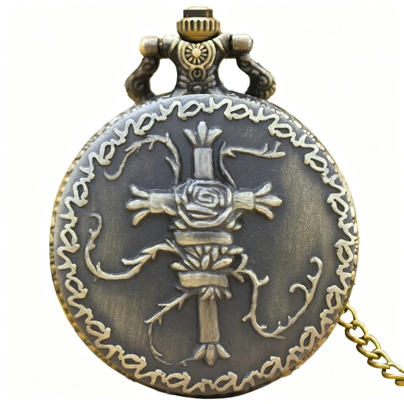 Pocket watch with hands, 40 mm diameter