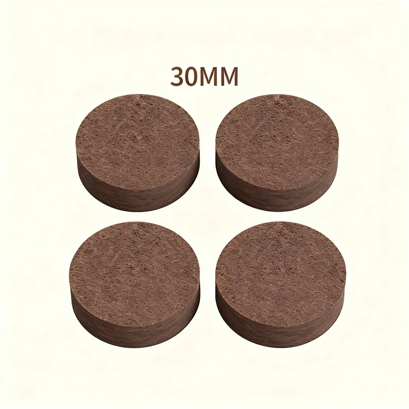 Felt chair glides, self-adhesive, furniture protection