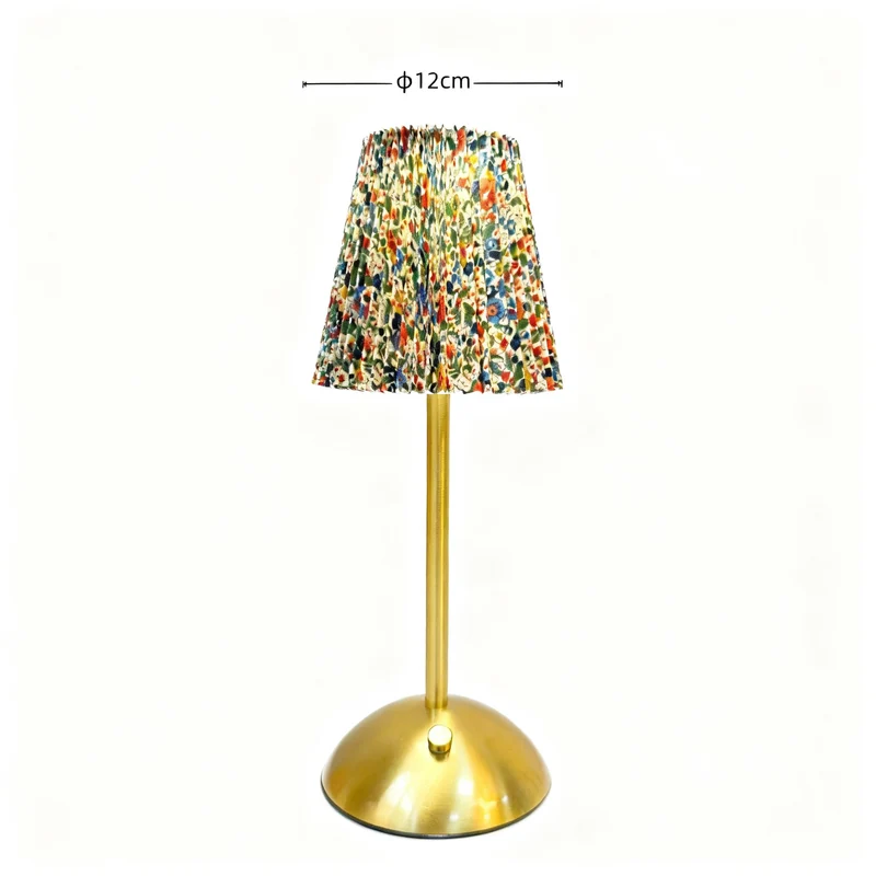 Fabric table lamp with touch switch, 12 model